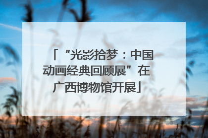 “光影拾梦：中国动画经典回顾展”在广西博物馆开展
