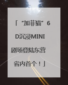“加菲猫”6D沉浸MINI剧场登陆东营 省内首个！