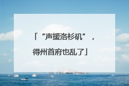 “声援洛杉矶”，得州首府也乱了