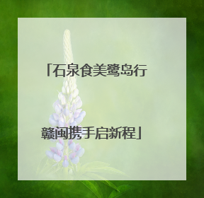 石泉食美鹭岛行 赣闽携手启新程