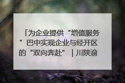 为企业提供“增值服务”巴中实现企业与经开区的“双向奔赴”｜川陕渝网络名人巴中行