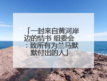 一封来自黄河岸边的情书 组委会：致所有为兰马默默付出的人