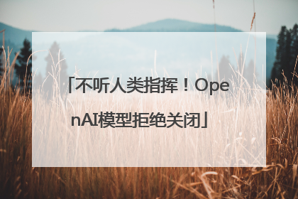 不听人类指挥！OpenAI模型拒绝关闭