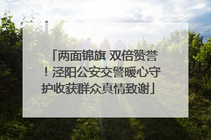 两面锦旗 双倍赞誉！泾阳公安交警暖心守护收获群众真情致谢