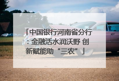 中国银行河南省分行：金融活水润沃野 创新赋能助“三农”
