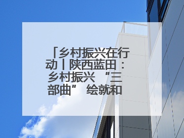 乡村振兴在行动丨陕西蓝田：乡村振兴 “三部曲” 绘就和美乡村新画卷