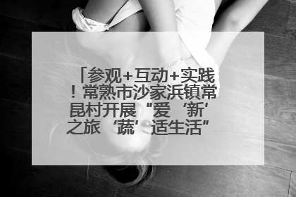参观+互动+实践！常熟市沙家浜镇常昆村开展“爱‘新’之旅‘蔬’适生活”参观学习活动