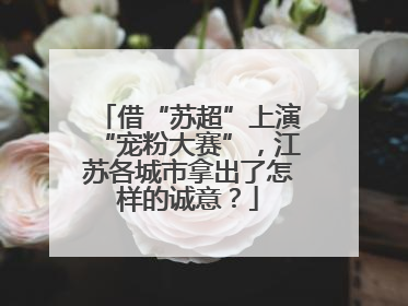借“苏超”上演“宠粉大赛”，江苏各城市拿出了怎样的诚意？