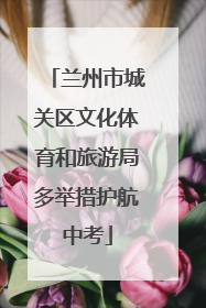 兰州市城关区文化体育和旅游局多举措护航中考