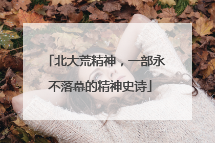 北大荒精神，一部永不落幕的精神史诗