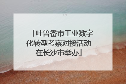 吐鲁番市工业数字化转型考察对接活动在长沙市举办