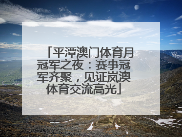 平潭澳门体育月冠军之夜：赛事冠军齐聚，见证岚澳体育交流高光