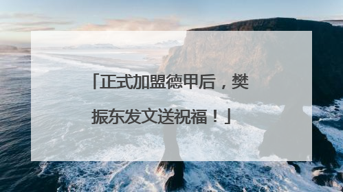 正式加盟德甲后，樊振东发文送祝福！