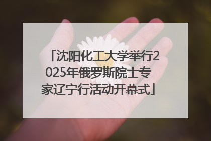 沈阳化工大学举行2025年俄罗斯院士专家辽宁行活动开幕式
