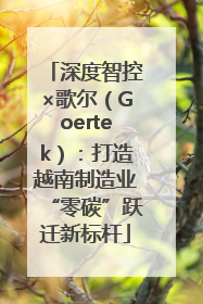深度智控×歌尔（Goertek）：打造越南制造业“零碳”跃迁新标杆