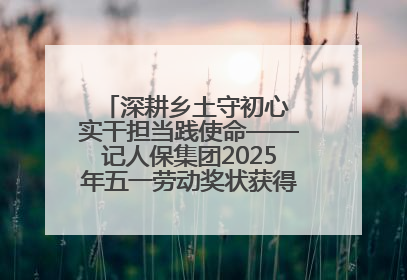 深耕乡土守初心 实干担当践使命——记人保集团2025年五一劳动奖状获得者、人保财险江苏南通海安支公司