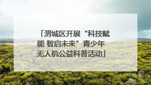 渭城区开展“科技赋能 智启未来”青少年无人机公益科普活动