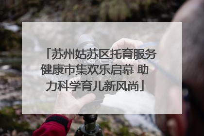 苏州姑苏区托育服务健康市集欢乐启幕 助力科学育儿新风尚