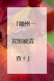 赣州一宾馆被清查！