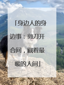 身边人的身边事：剪刀开合间，藏着最暖的人间