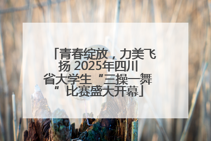 青春绽放，力美飞扬 2025年四川省大学生“三操一舞”比赛盛大开幕