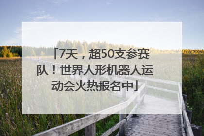 7天，超50支参赛队！世界人形机器人运动会火热报名中